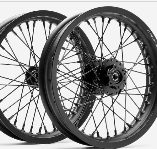 Sur Ron Front and Rear Black Wheel Set 14 x 2.15inch