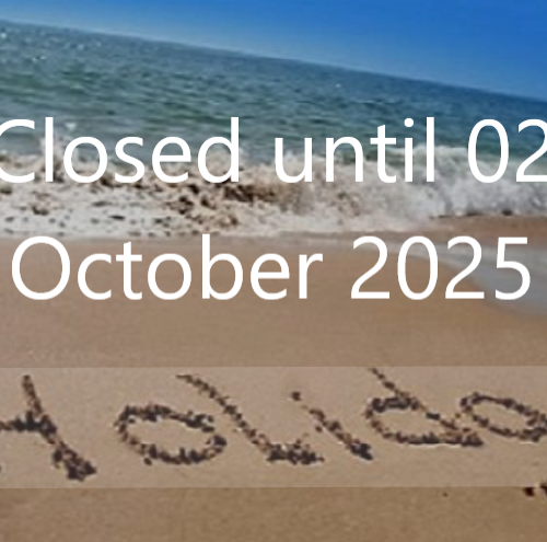 Closed until 02 October 2025
