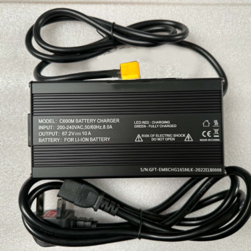 Charger 60v (67.2v) 10A For Electron 60v Batteries